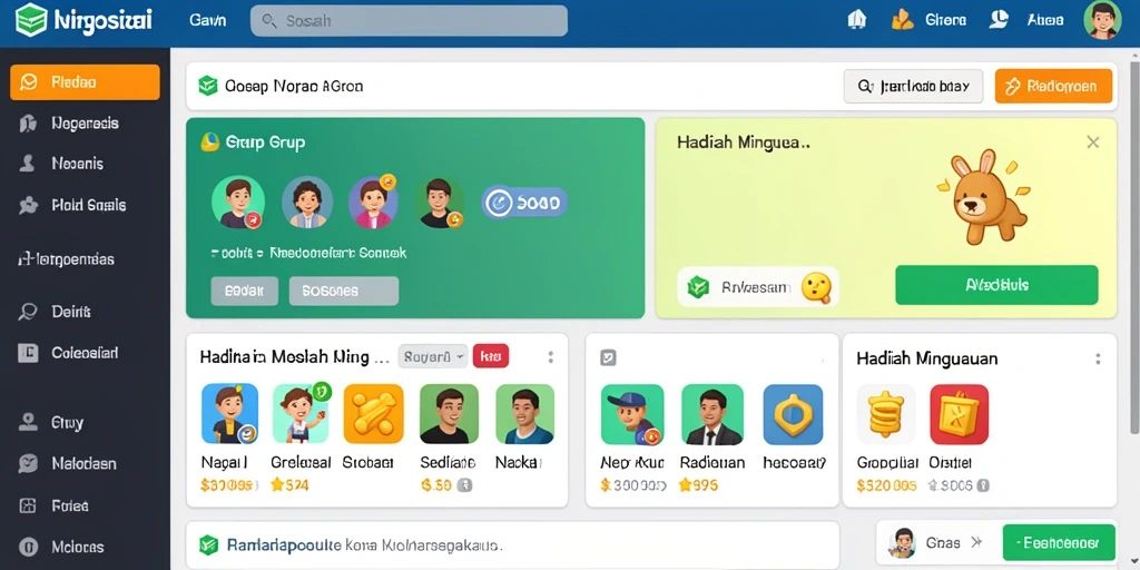 Tampilan antarmuka yang user-friendly dan menarik.