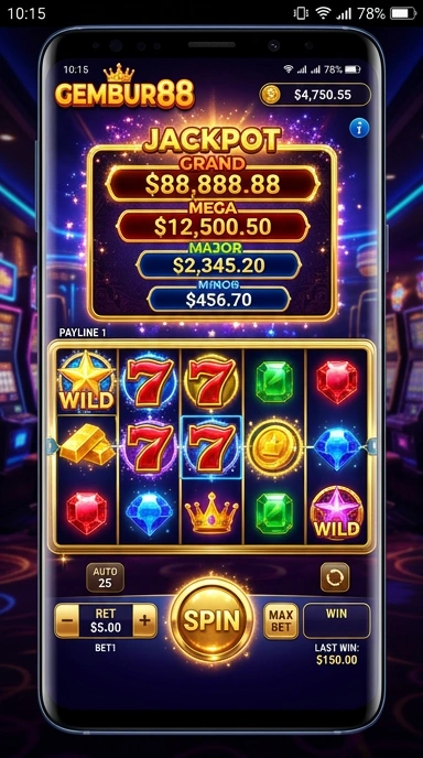 Galeri pratinjau visual gembur88 build APK resmi terbaru